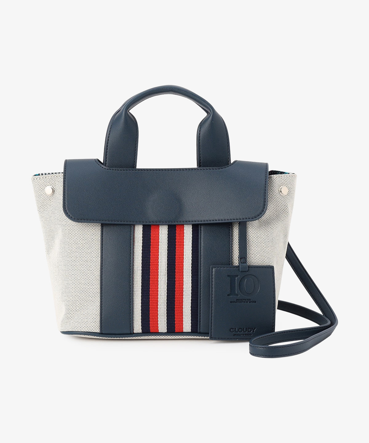 ツートンケンテバッグ NAVY(S / M / Lサイズ)