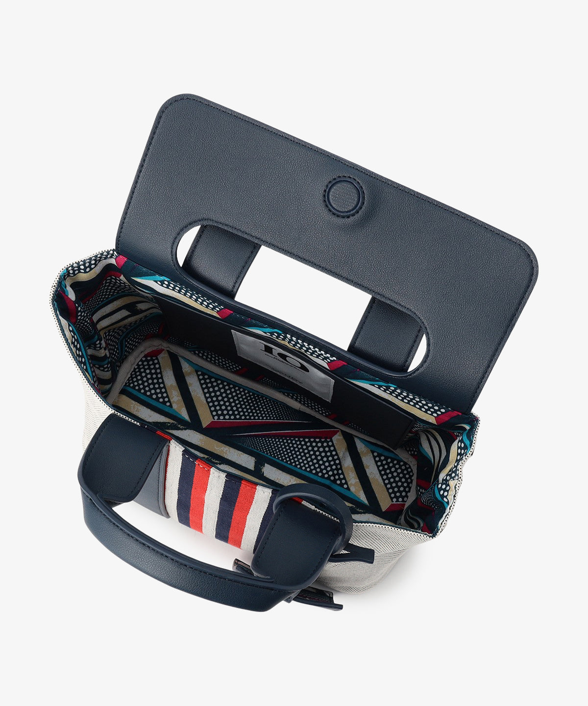 ツートンケンテバッグ NAVY(S / M / Lサイズ)