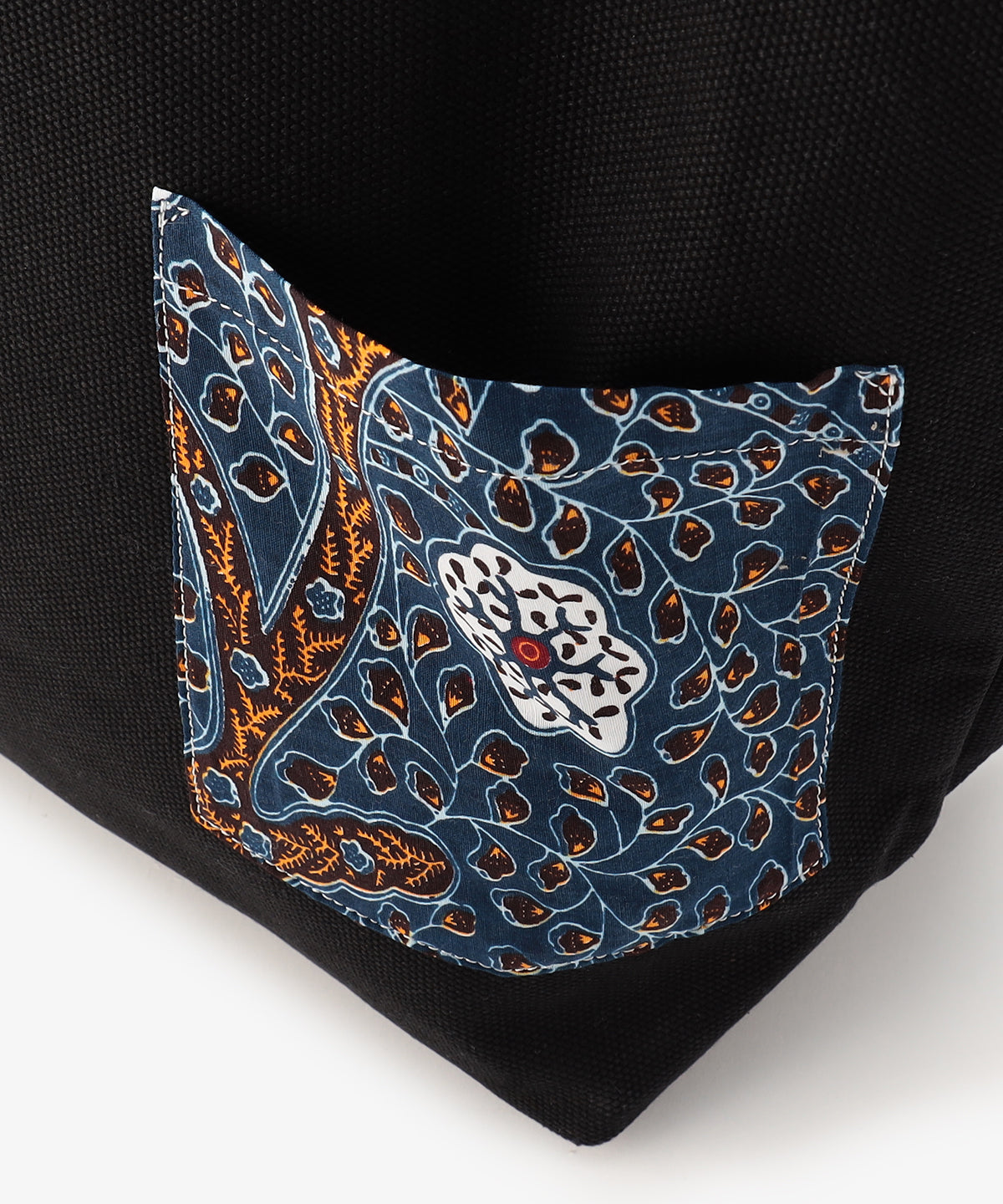 キャンバストートバッグ BLACK×BLACK(S / M / Lサイズ)