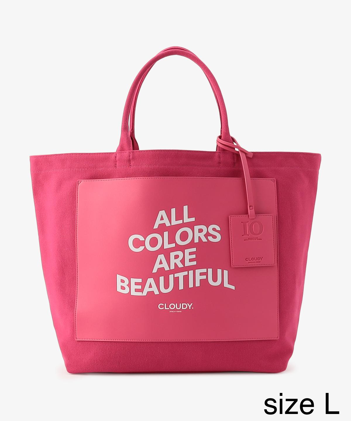 キャンバストートバッグ PINK×PINK(S / M / Lサイズ)