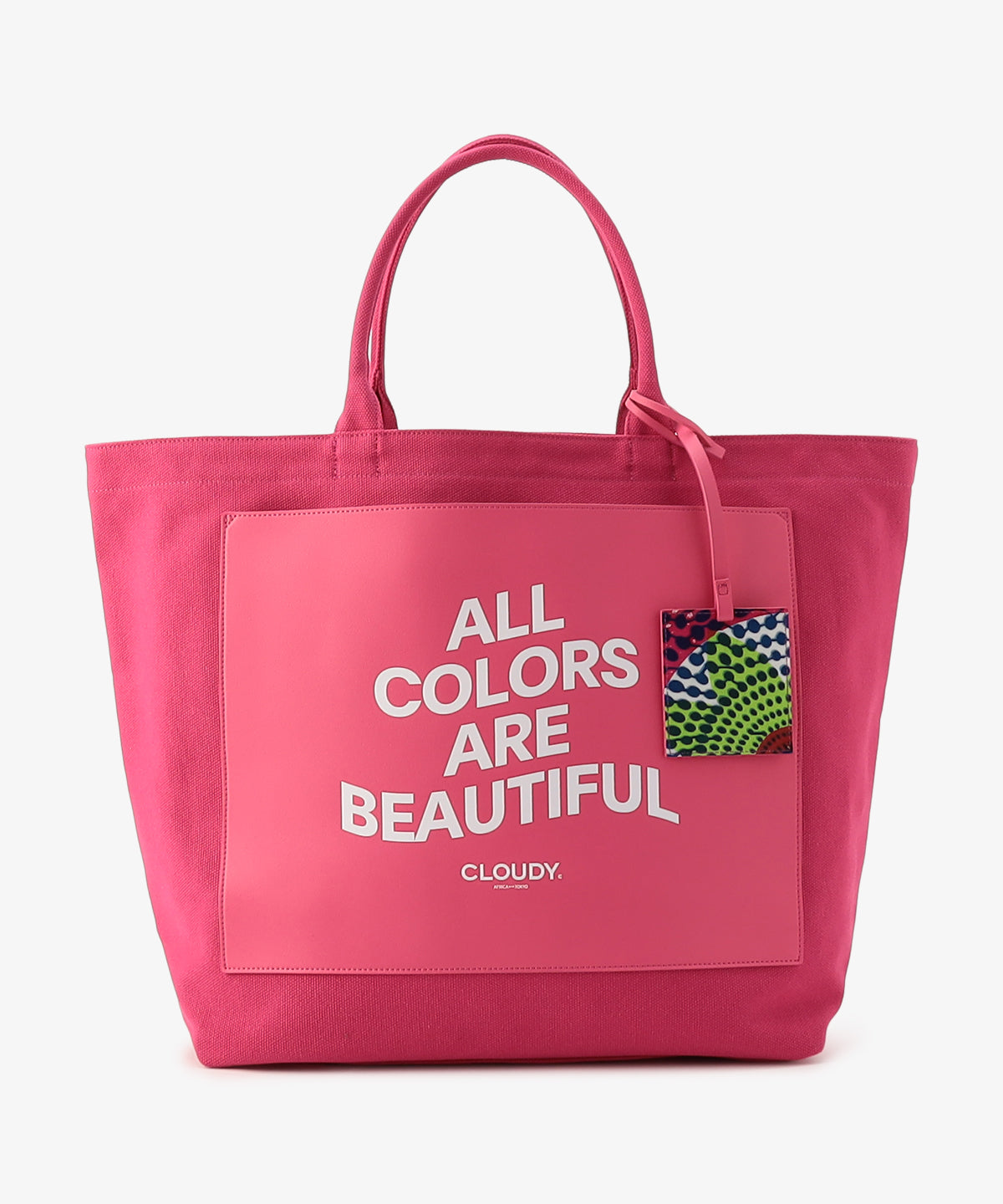 キャンバストートバッグ PINK×PINK(S / M / Lサイズ)