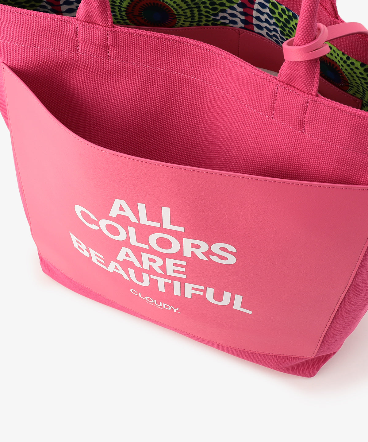 キャンバストートバッグ PINK×PINK(S / M / Lサイズ)