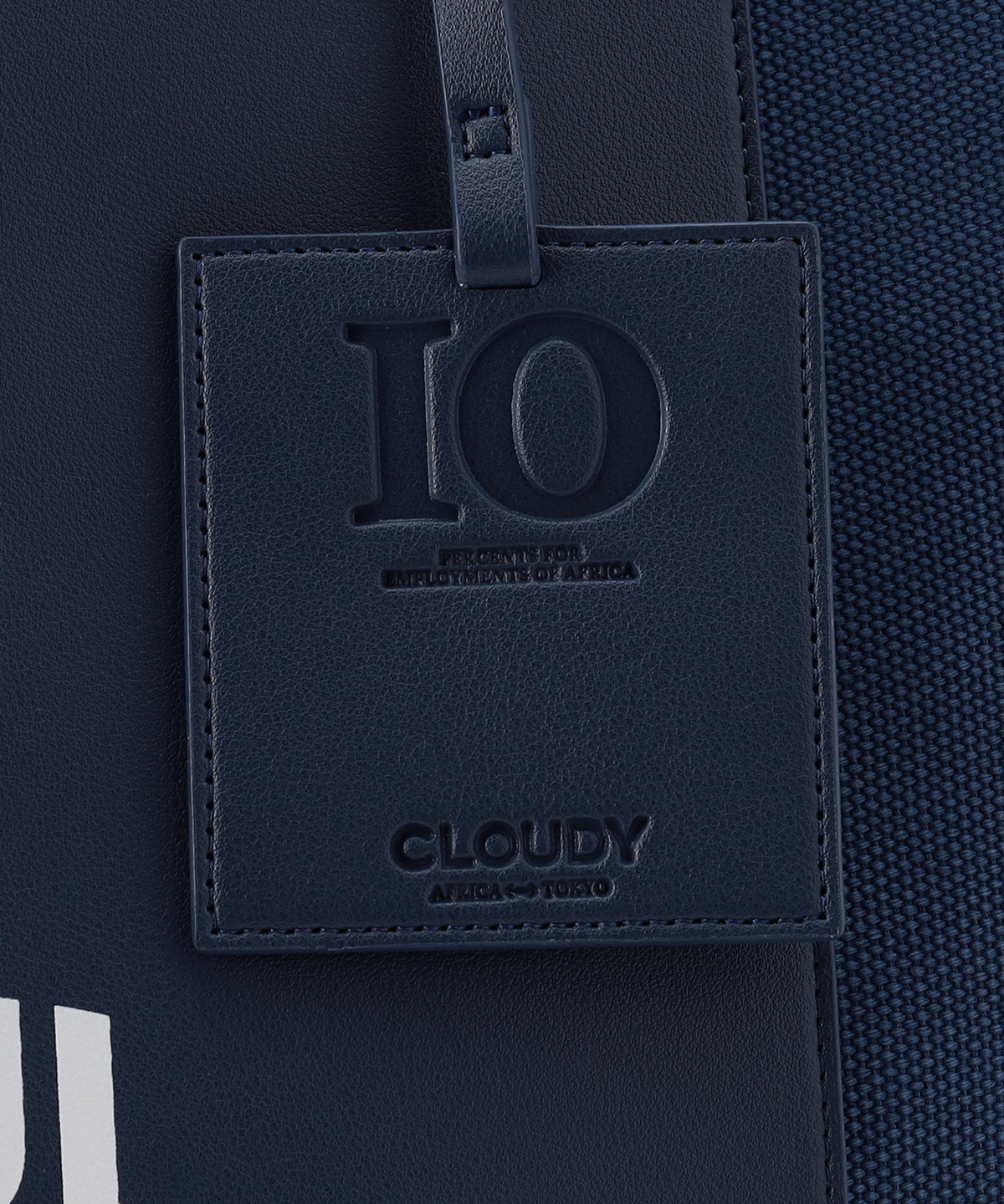 キャンバストートバッグ NAVY×NAVY(S / M / Lサイズ)