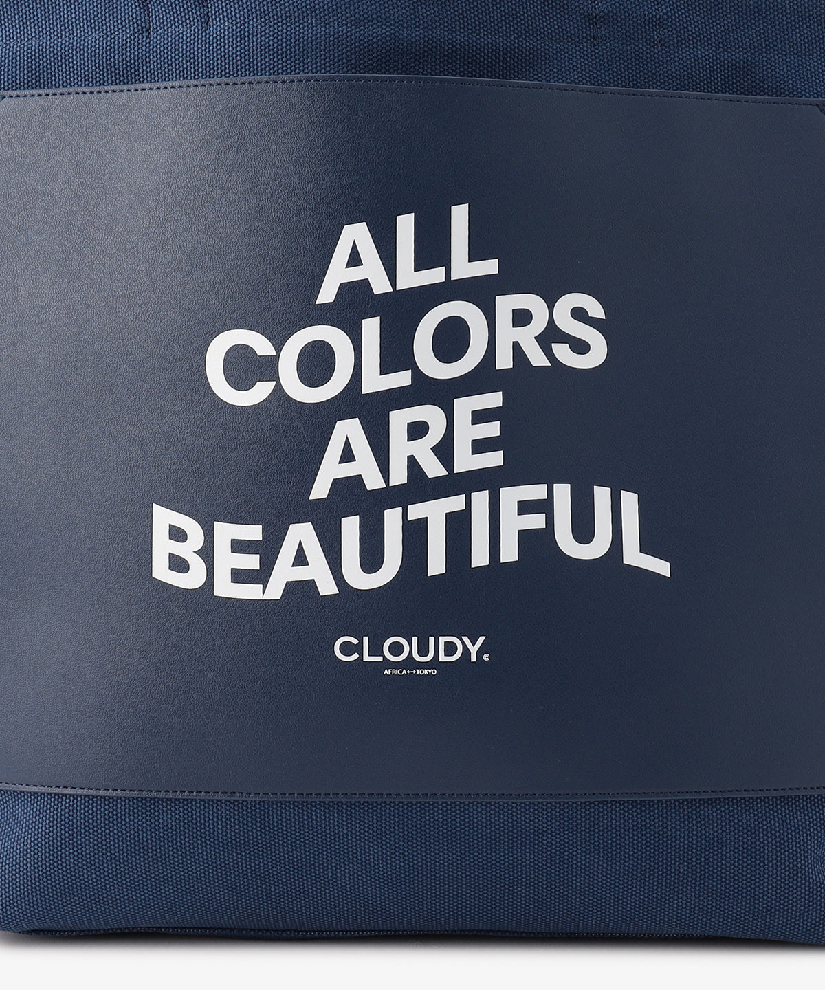 キャンバストートバッグ NAVY×NAVY(S / M / Lサイズ)