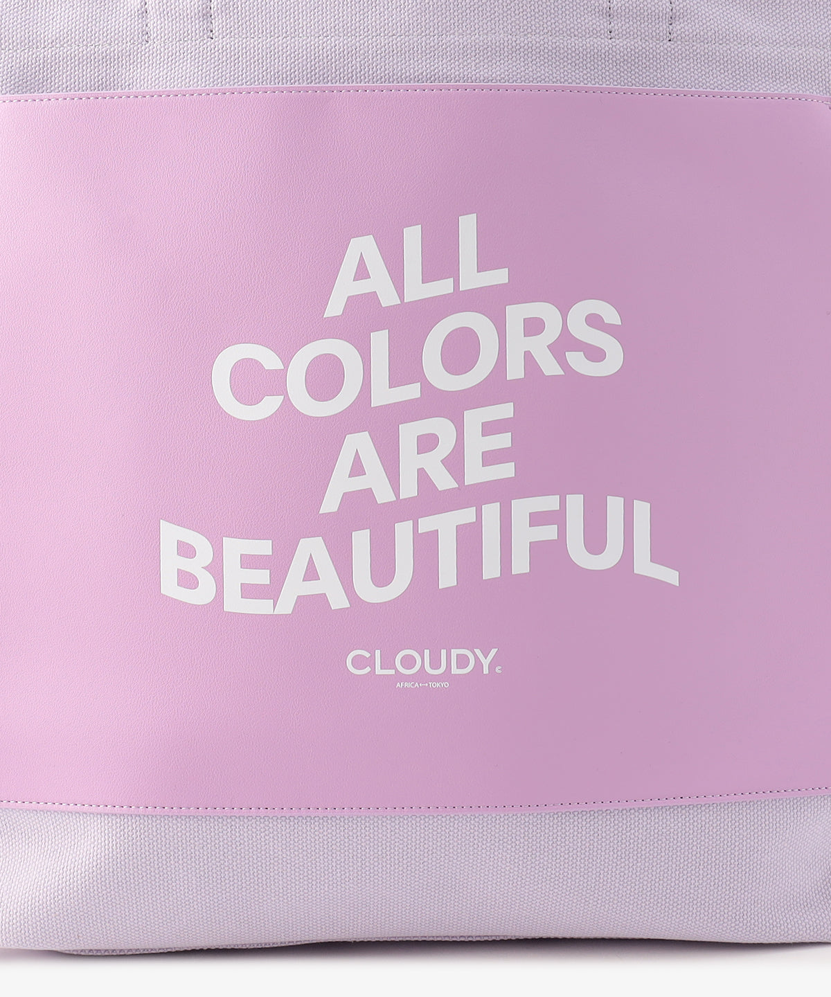 キャンバストートバッグ PURPLE×PURPLE(S / M / Lサイズ)