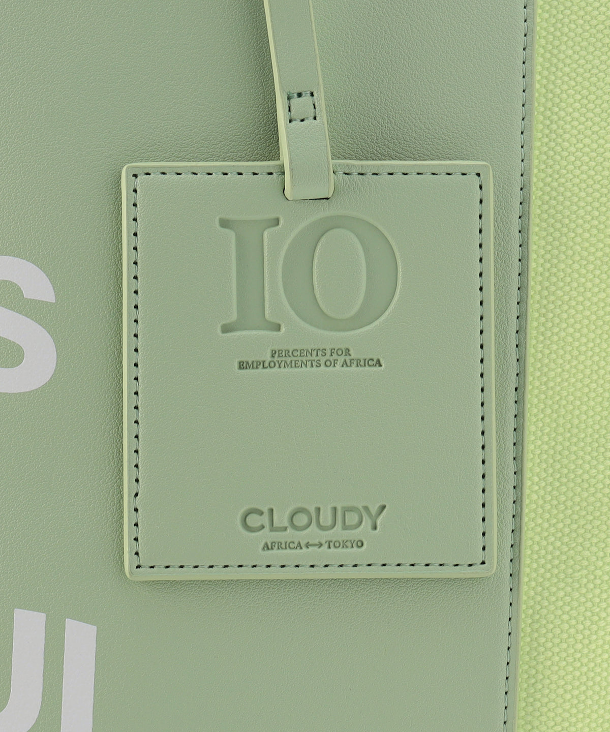 キャンバストートバッグ MINT×MINT(S / M / Lサイズ)