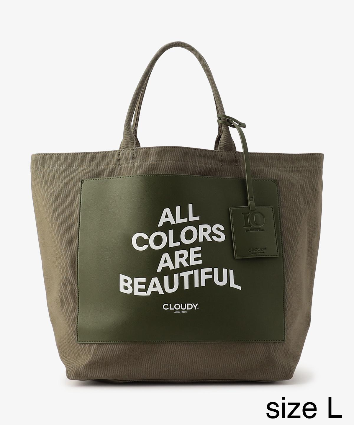 キャンバストートバッグ KHAKI×KHAKI(S / M / Lサイズ)