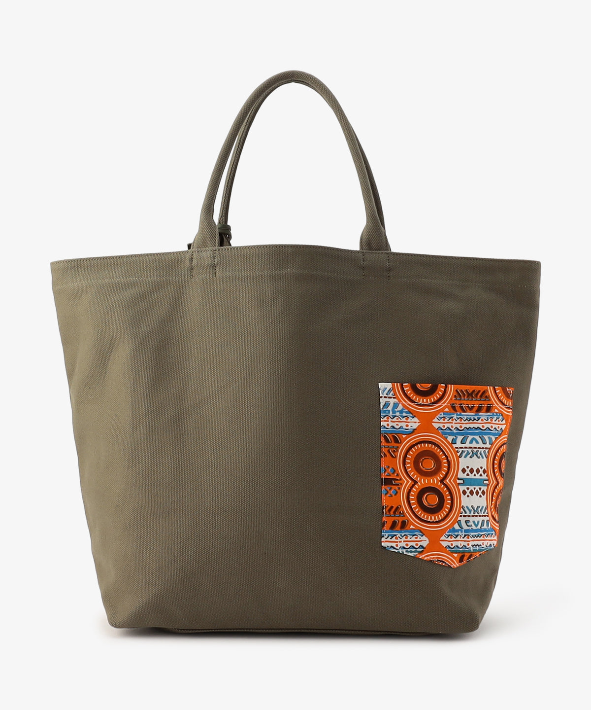 キャンバストートバッグ KHAKI×KHAKI(S / M / Lサイズ)