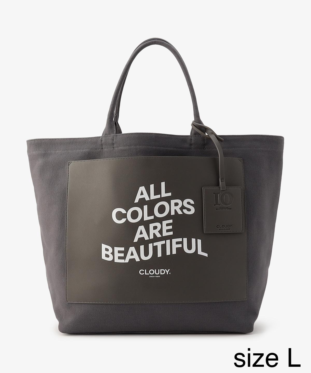 キャンバストートバッグ GRAY×GRAY(S / M / Lサイズ)