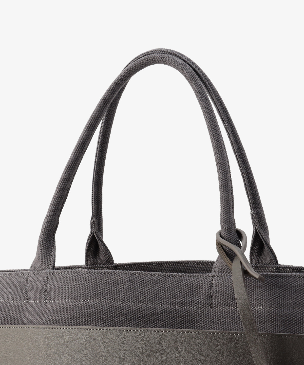 キャンバストートバッグ GRAY×GRAY(S / M / Lサイズ)