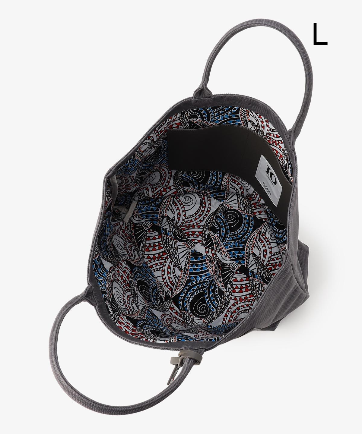 キャンバストートバッグ GRAY×GRAY(S / M / Lサイズ)