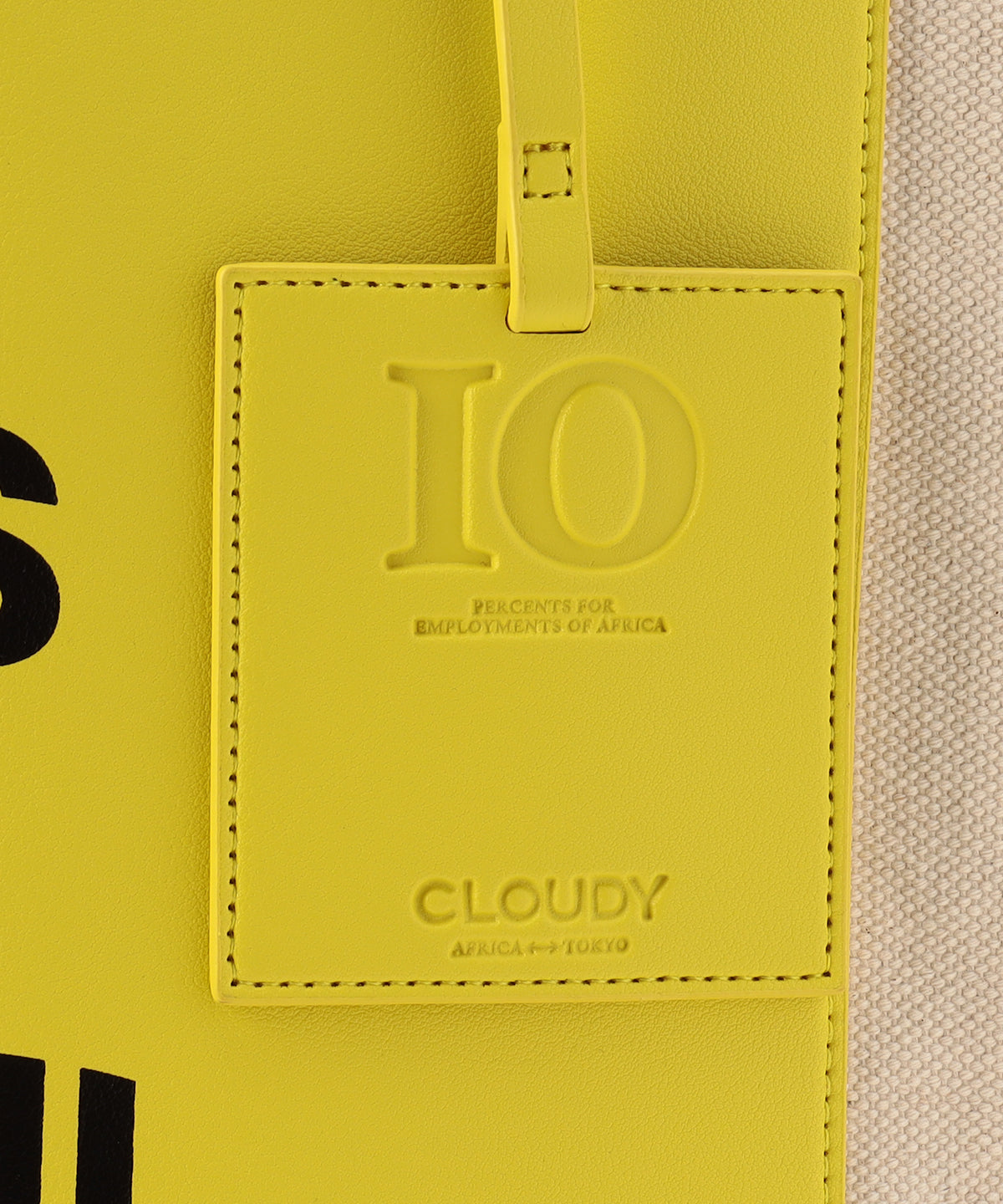 キャンバストートバッグ YELLOW(S / M / Lサイズ)