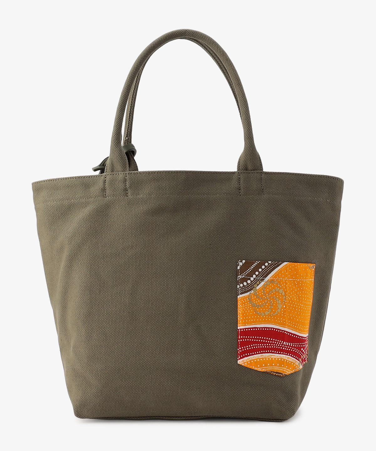 キャンバストートバッグ KHAKI×KHAKI(S / M / Lサイズ)