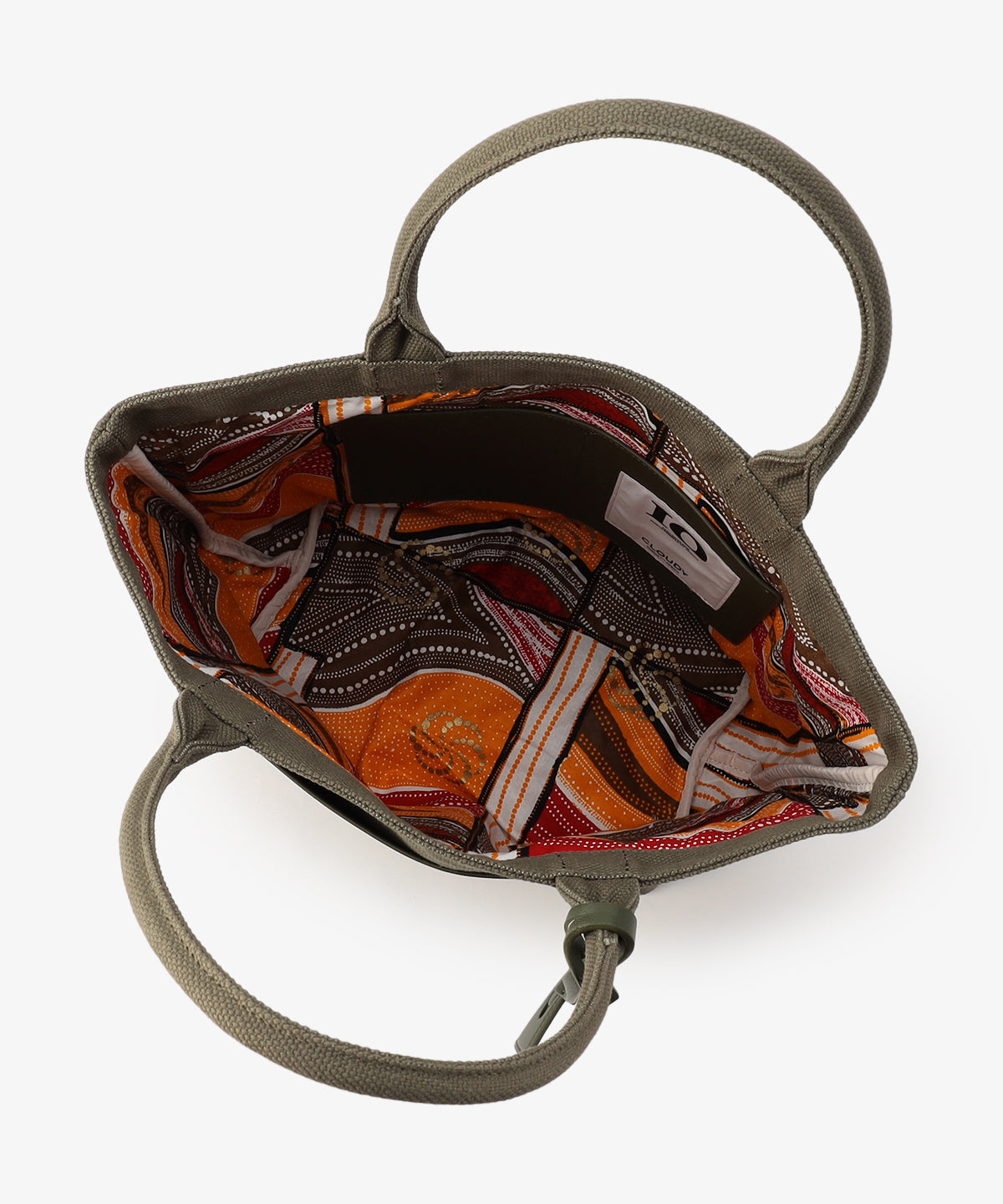 キャンバストートバッグ KHAKI×KHAKI(S / M / Lサイズ)