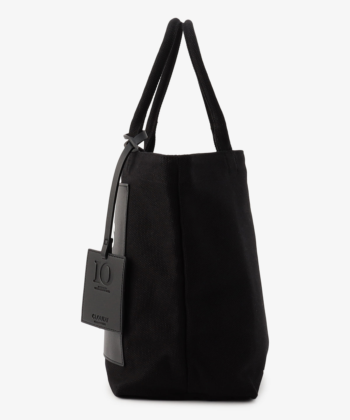 キャンバストートバッグ BLACK×BLACK(S / M / Lサイズ)