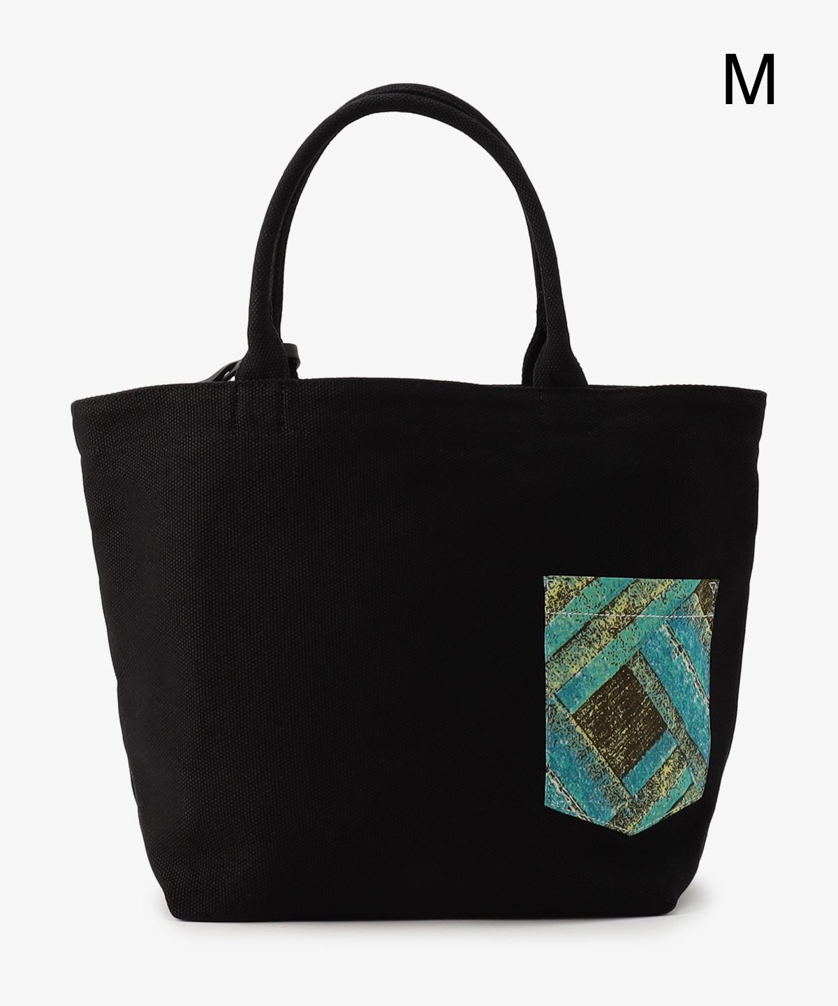 キャンバストートバッグ BLACK×BLACK(S / M / Lサイズ)