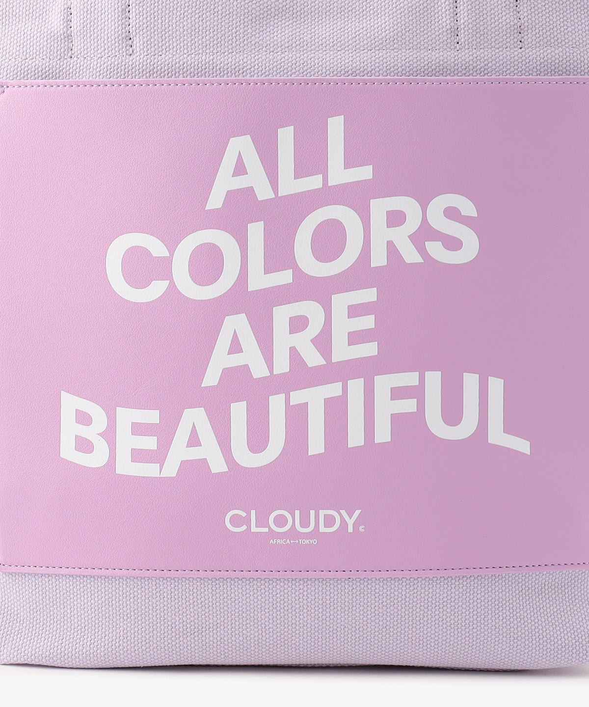 キャンバストートバッグ PURPLE×PURPLE(S / M / Lサイズ)