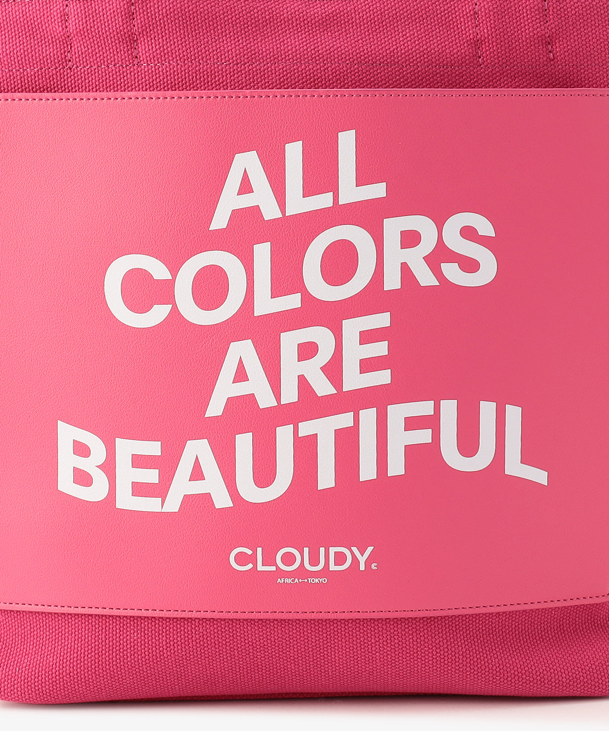 キャンバストートバッグ PINK×PINK(S / M / Lサイズ)