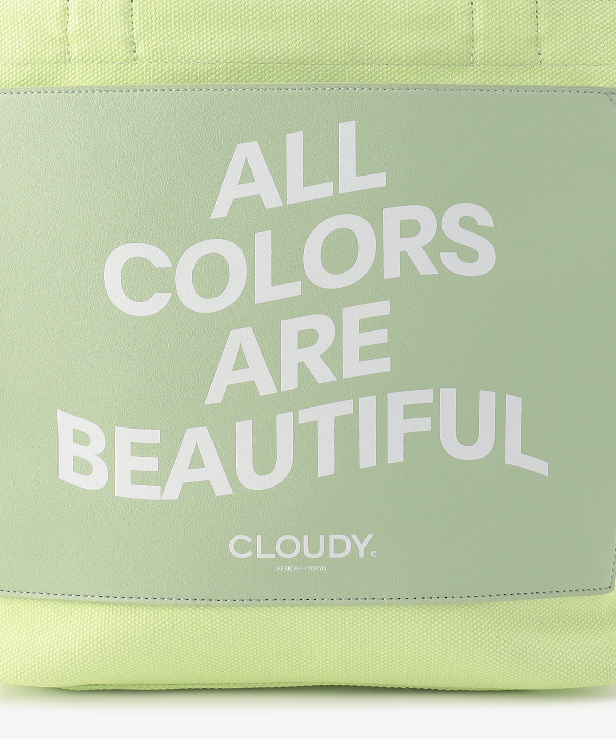 キャンバストートバッグ MINT×MINT(S / M / Lサイズ)