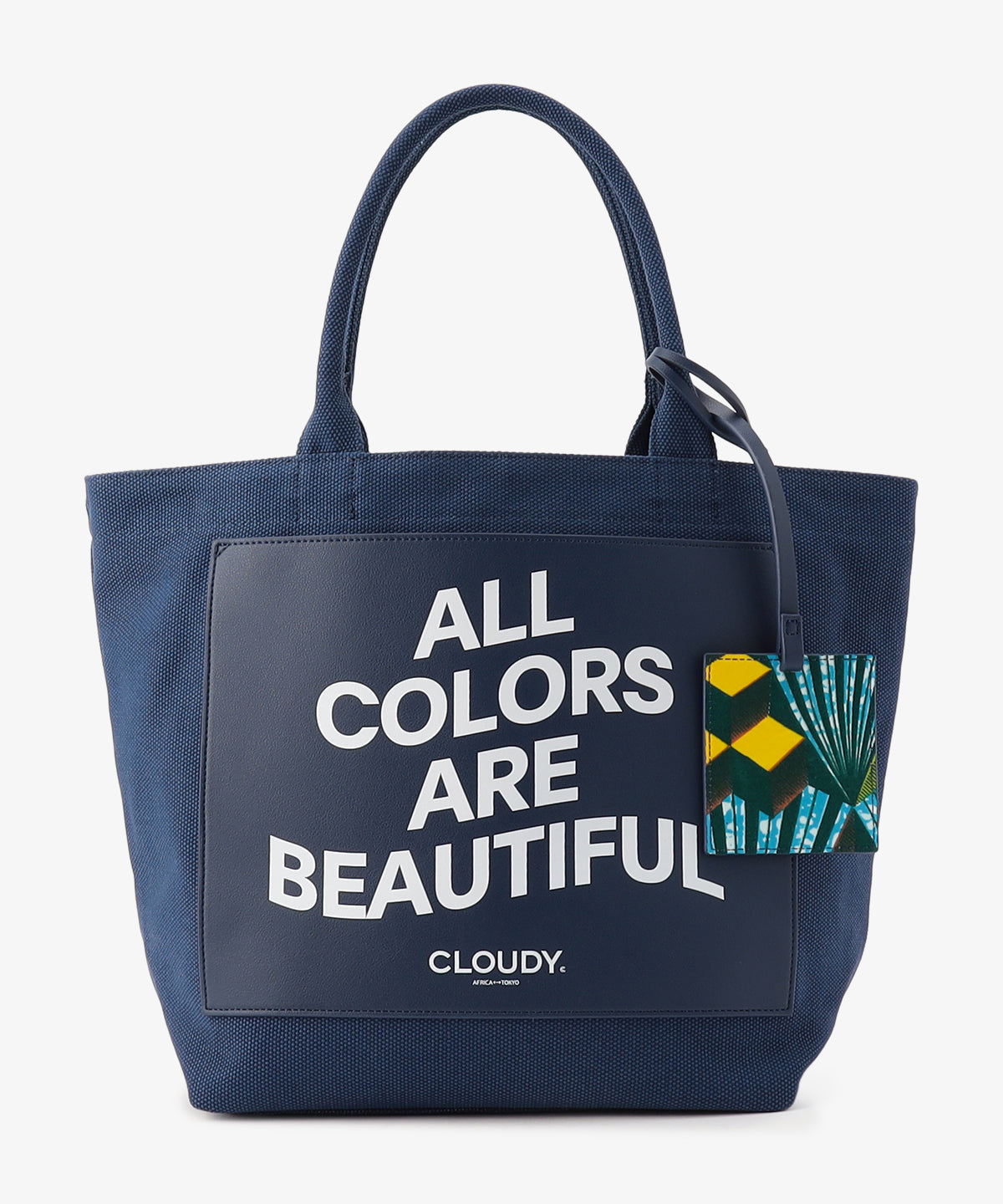 キャンバストートバッグ NAVY×NAVY(S / M / Lサイズ)