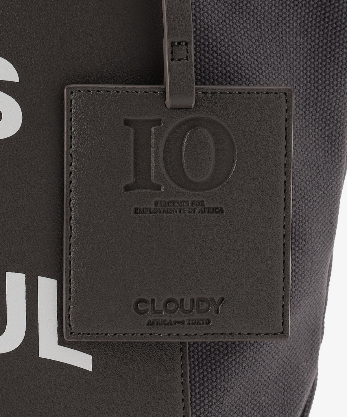 キャンバストートバッグ GRAY×GRAY(S / M / Lサイズ)