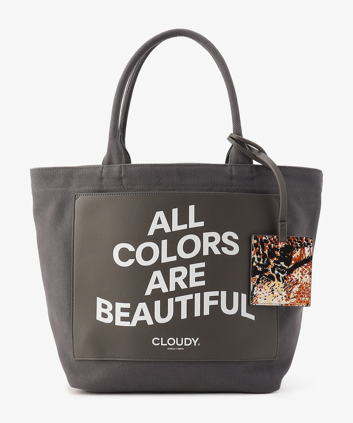 キャンバストートバッグ GRAY×GRAY(S / M / Lサイズ)