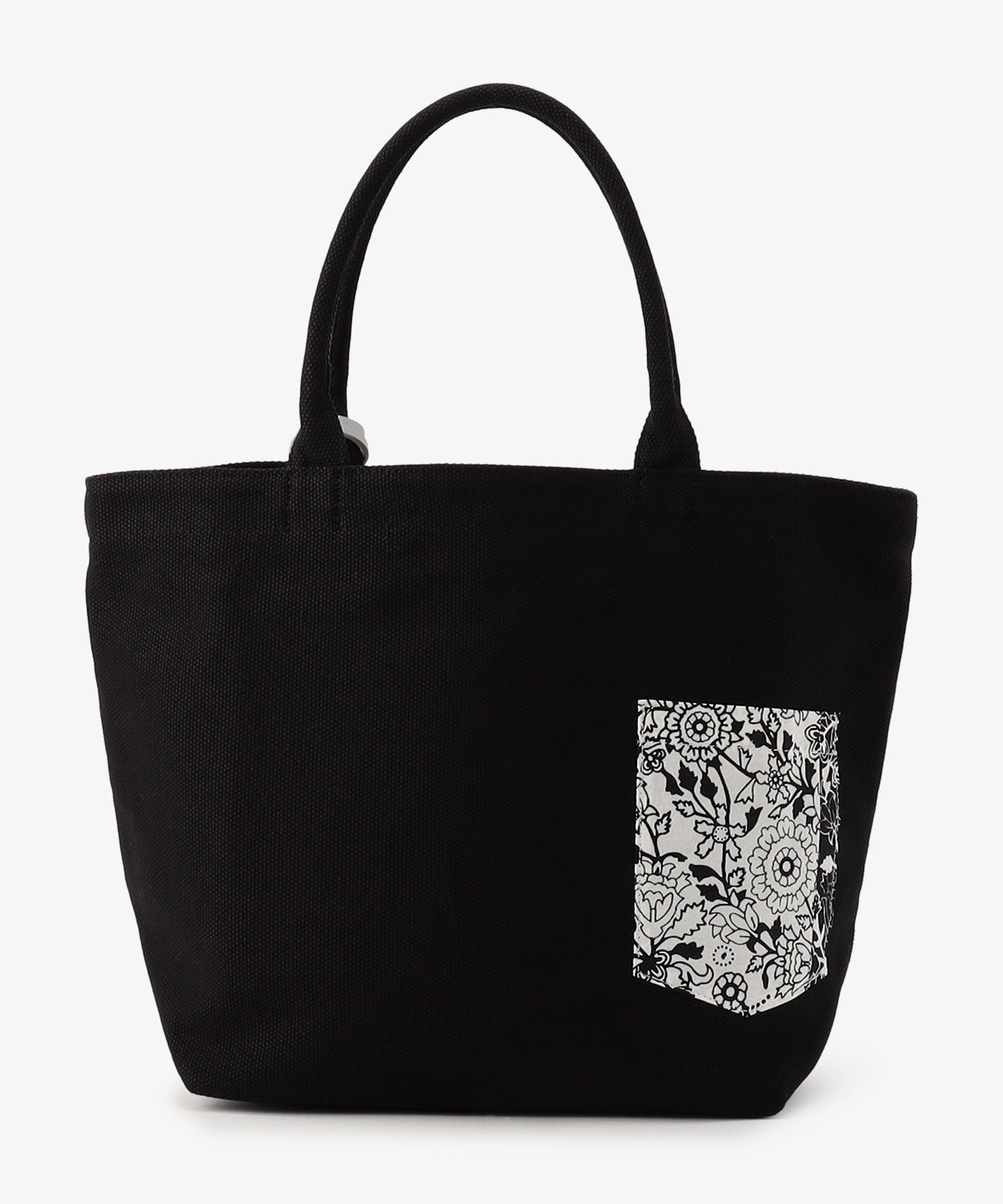 キャンバストートバッグ BLACK×SILVER(S / M / Lサイズ)