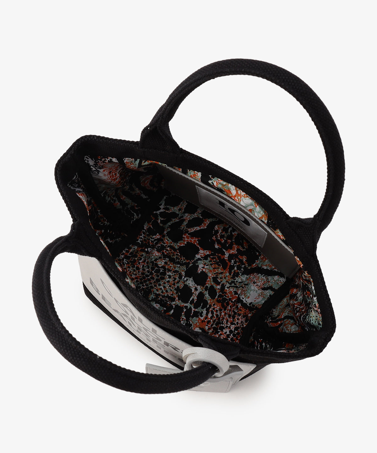 キャンバストートバッグ BLACK×SILVER(S / M / Lサイズ)