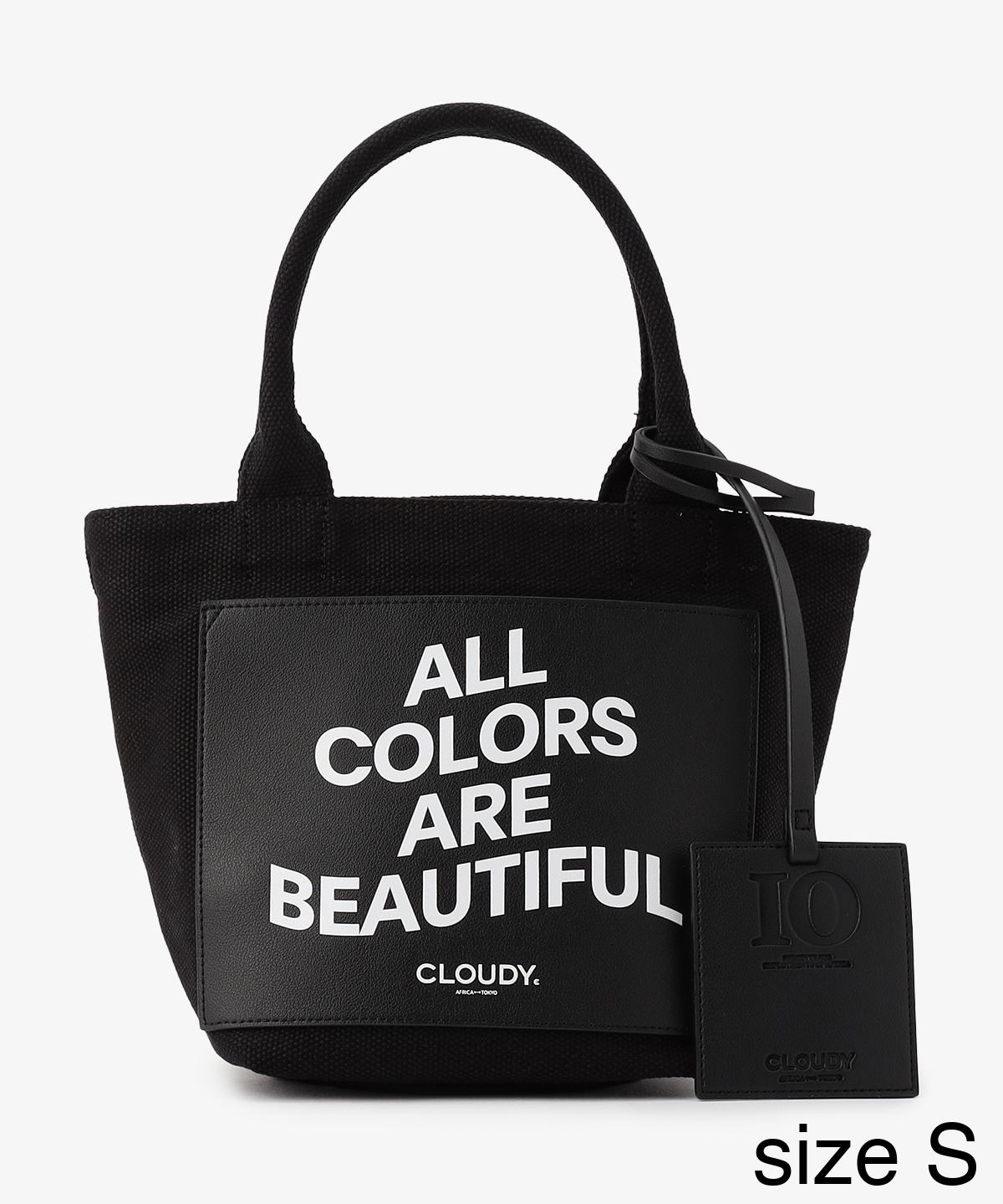 キャンバストートバッグ BLACK×BLACK(S / M / Lサイズ)