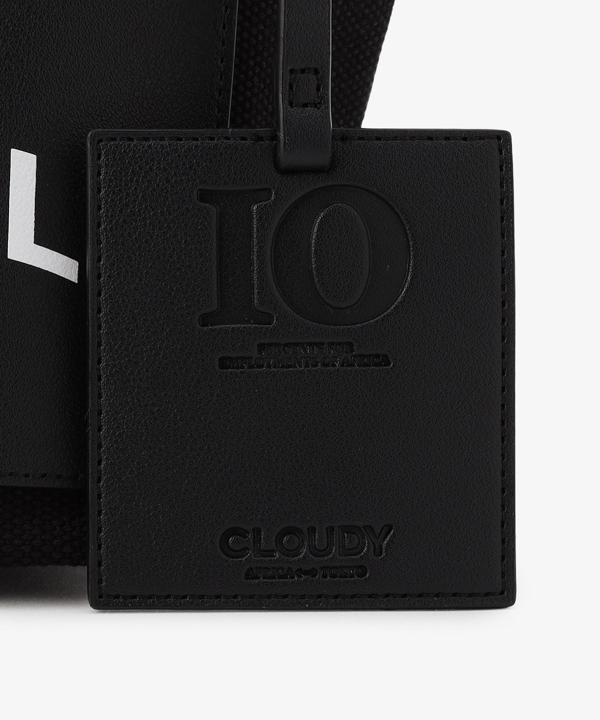 キャンバストートバッグ BLACK×BLACK(S / M / Lサイズ)