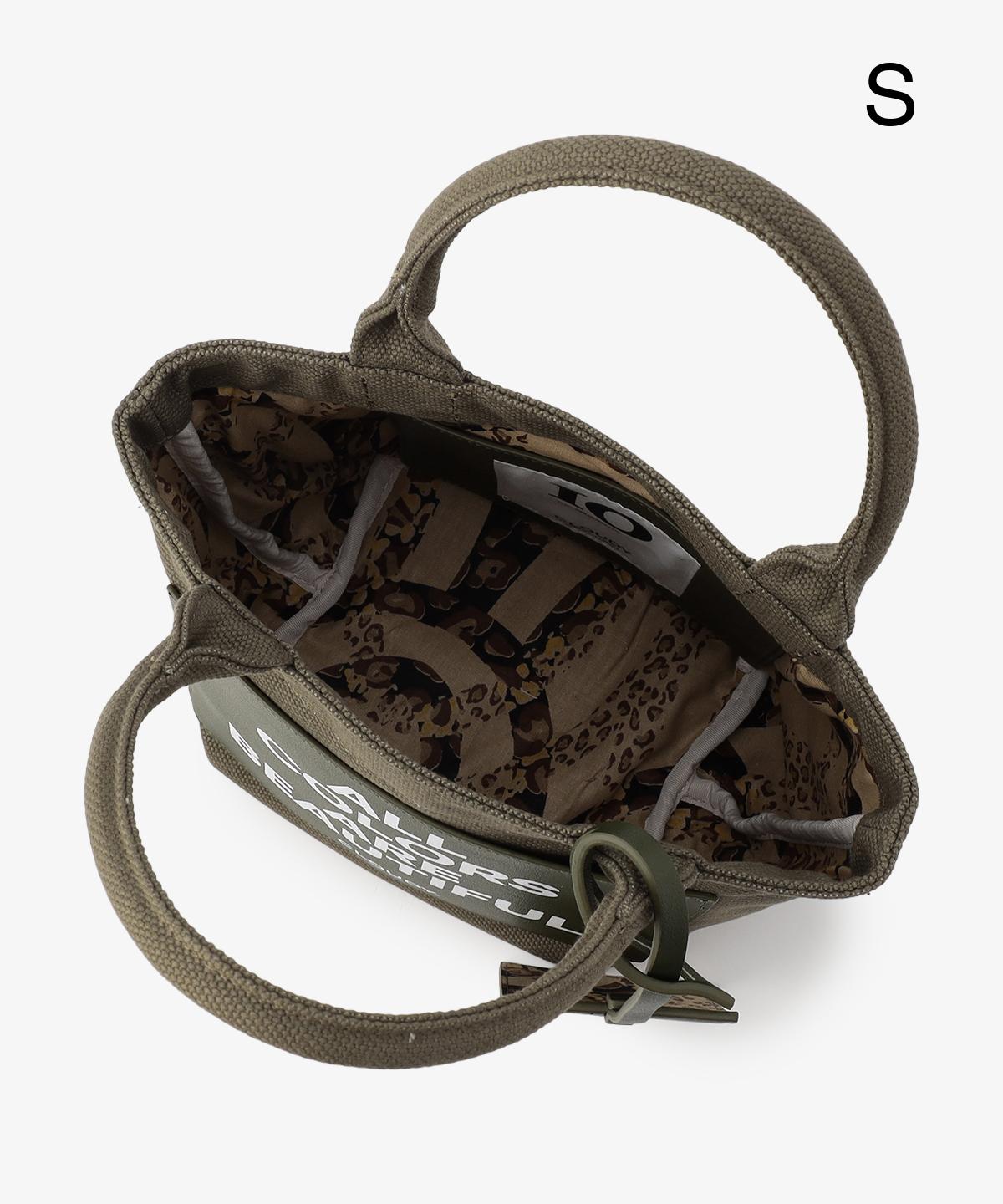 キャンバストートバッグ KHAKI×KHAKI(S / M / Lサイズ)