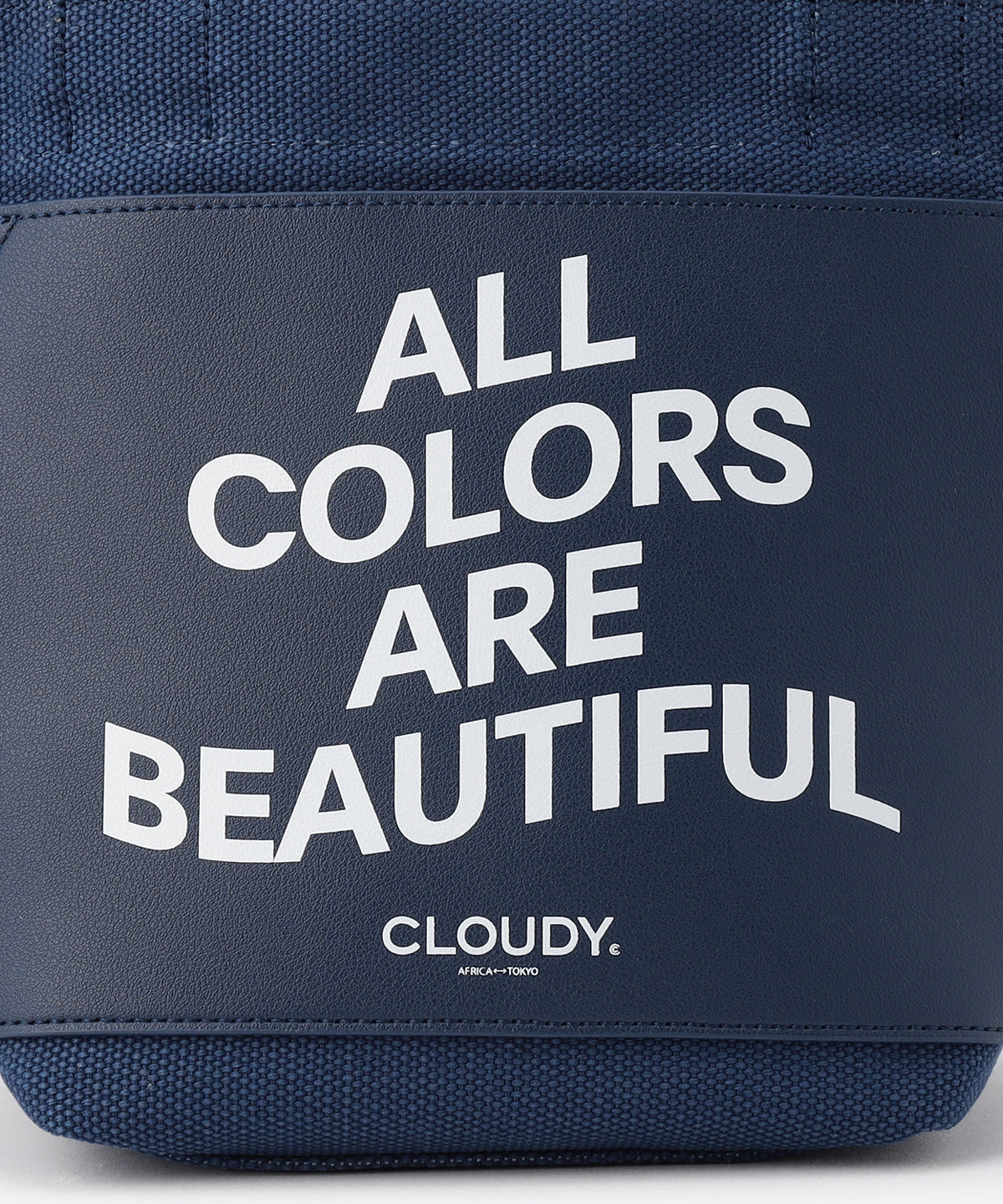 キャンバストートバッグ NAVY×NAVY(S / M / Lサイズ)