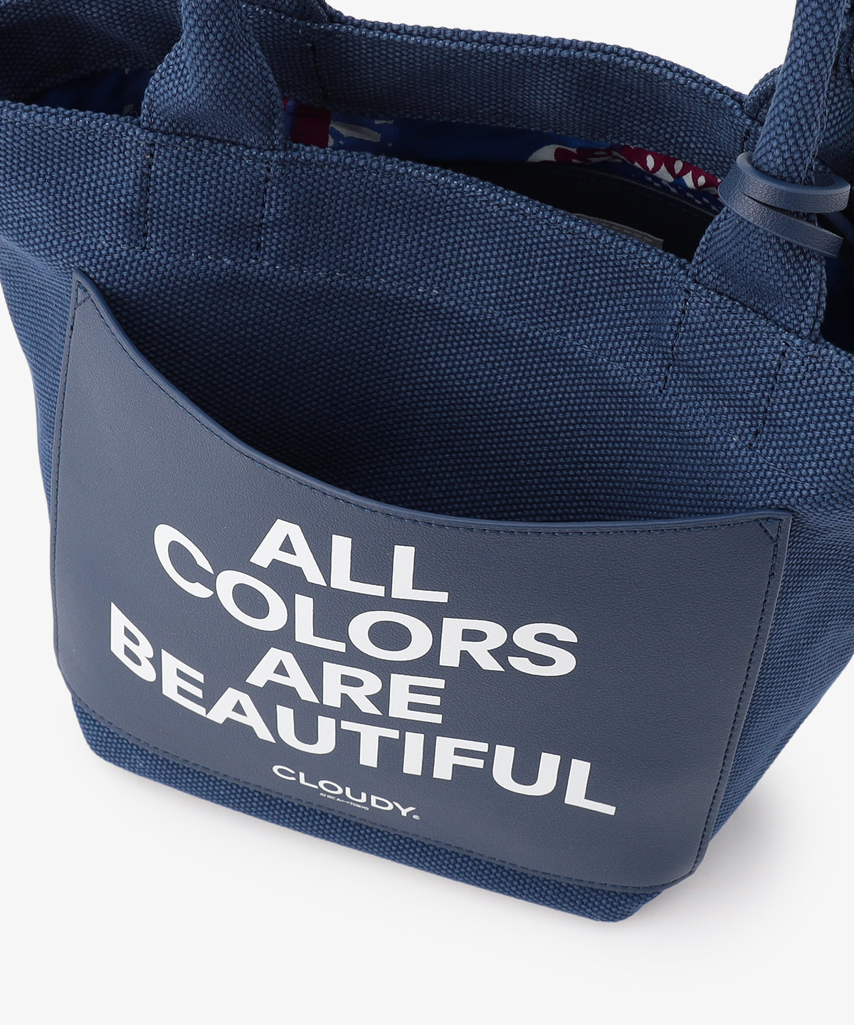 キャンバストートバッグ NAVY×NAVY(S / M / Lサイズ)