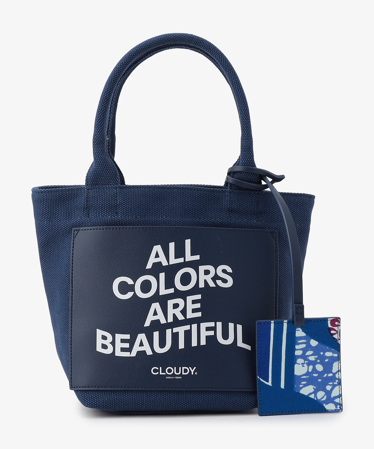 キャンバストートバッグ NAVY×NAVY(S / M / Lサイズ)