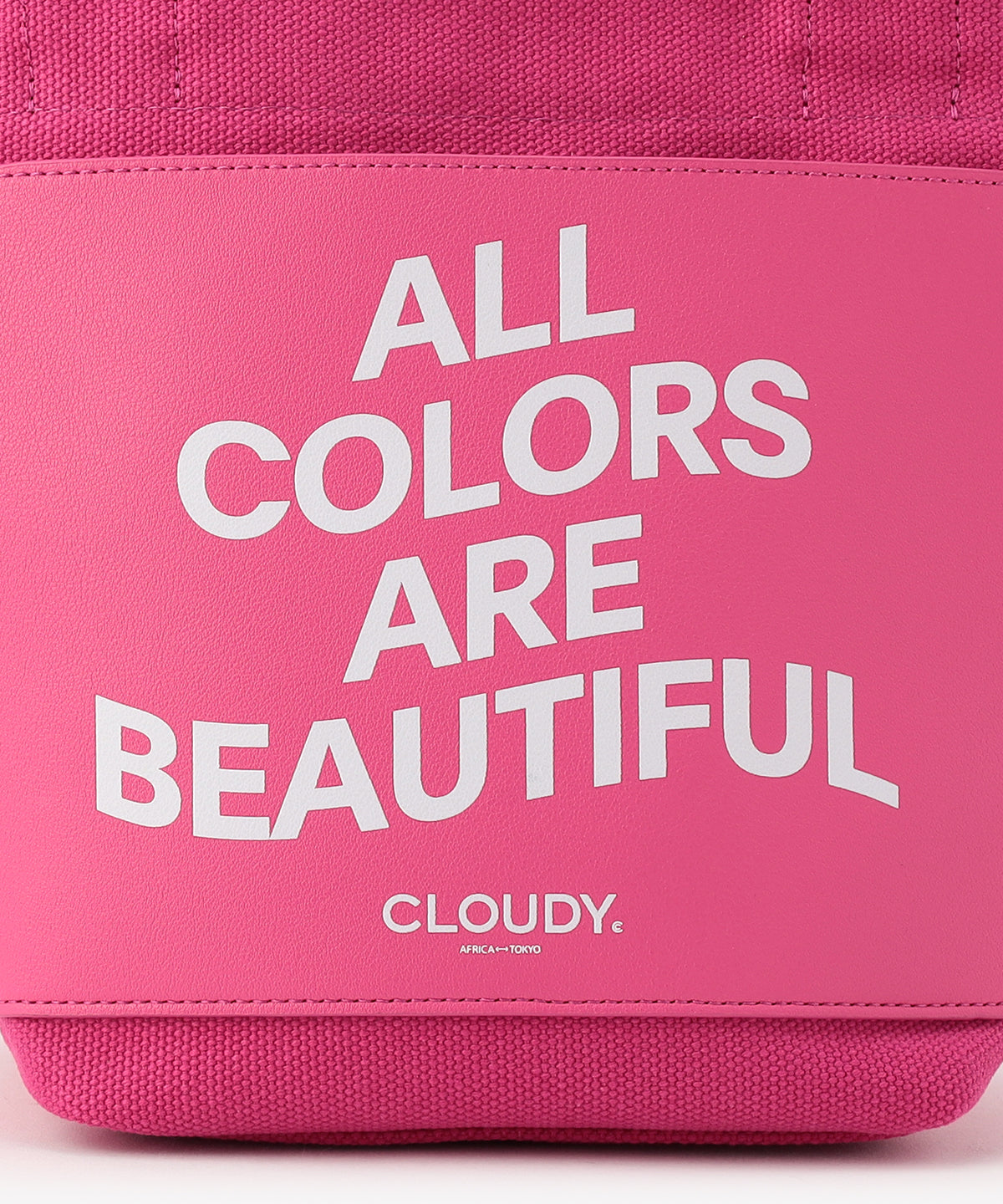 キャンバストートバッグ PINK×PINK(S / M / Lサイズ)