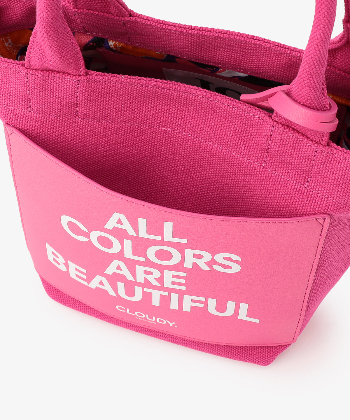 キャンバストートバッグ PINK×PINK(S / M / Lサイズ)