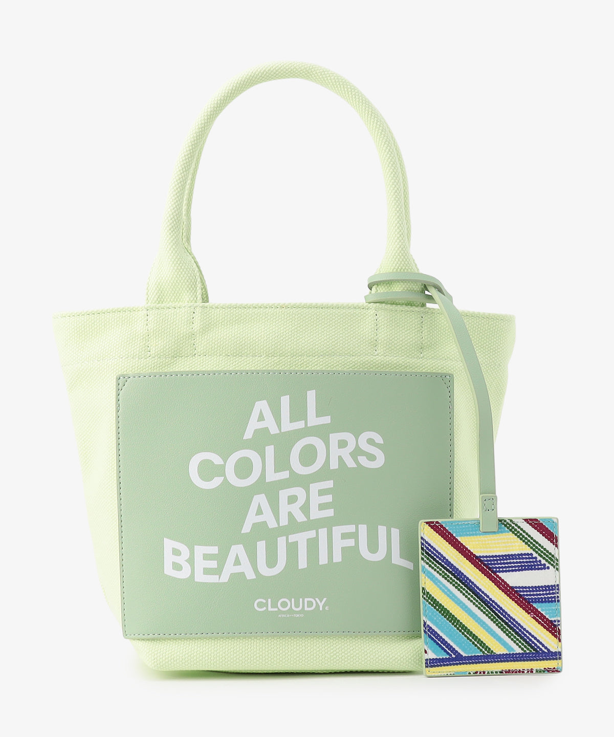 キャンバストートバッグ MINT×MINT(S / M / Lサイズ)