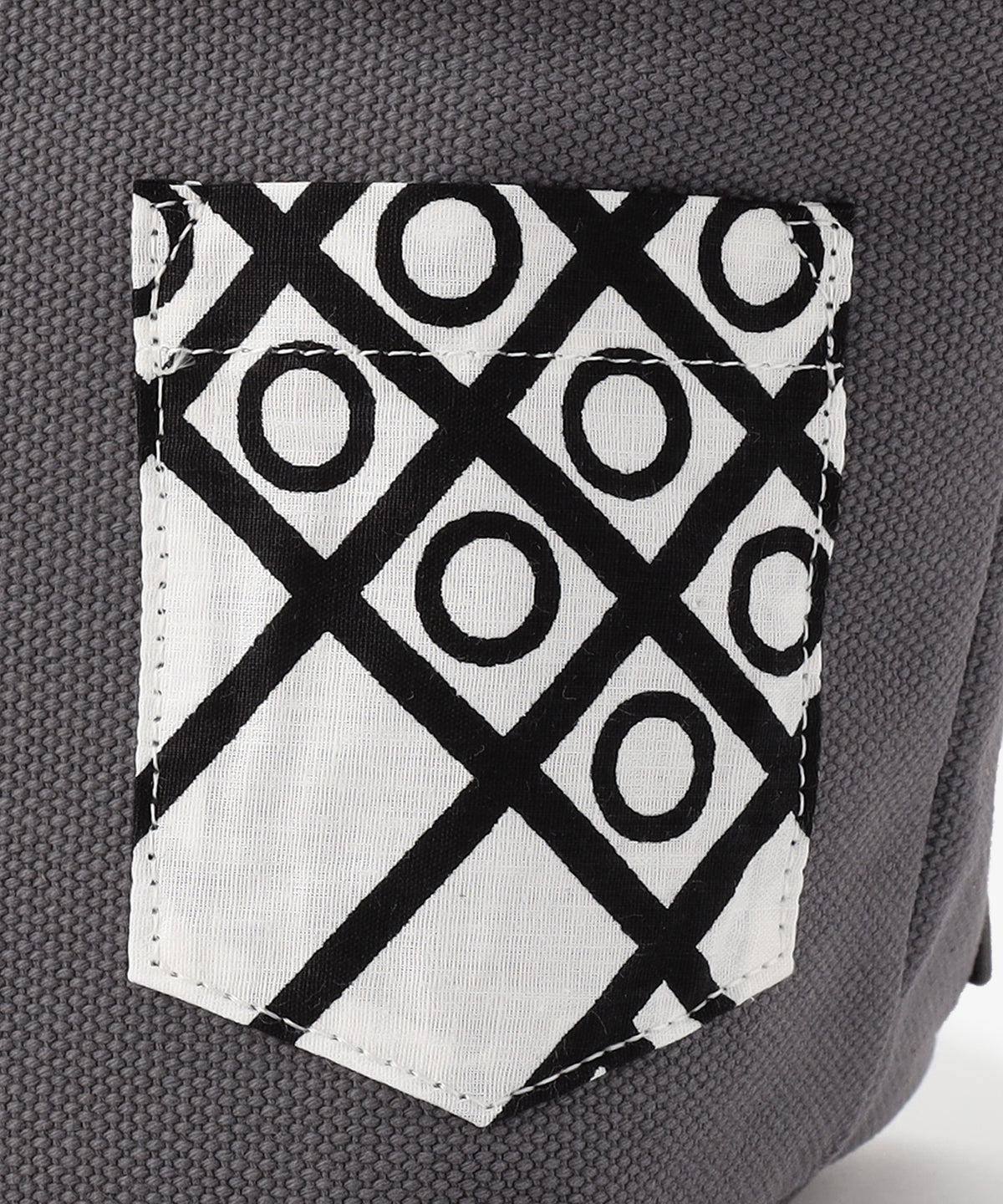 キャンバストートバッグ GRAY×GRAY(S / M / Lサイズ)