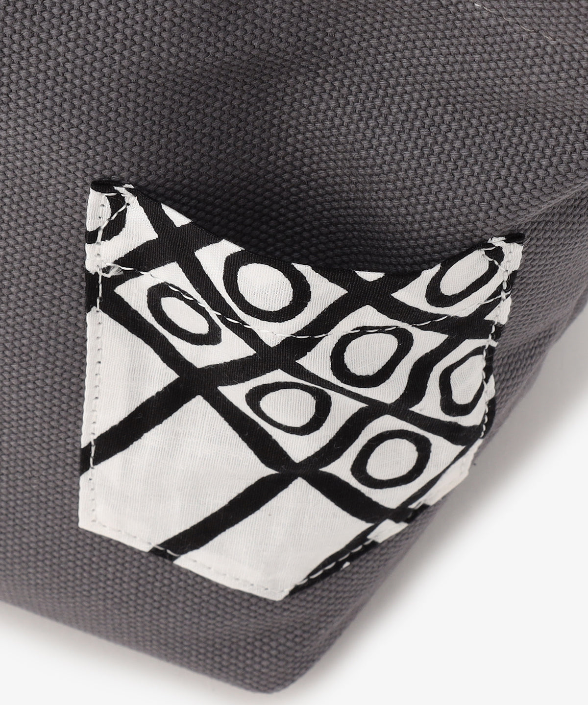 キャンバストートバッグ GRAY×GRAY(S / M / Lサイズ)