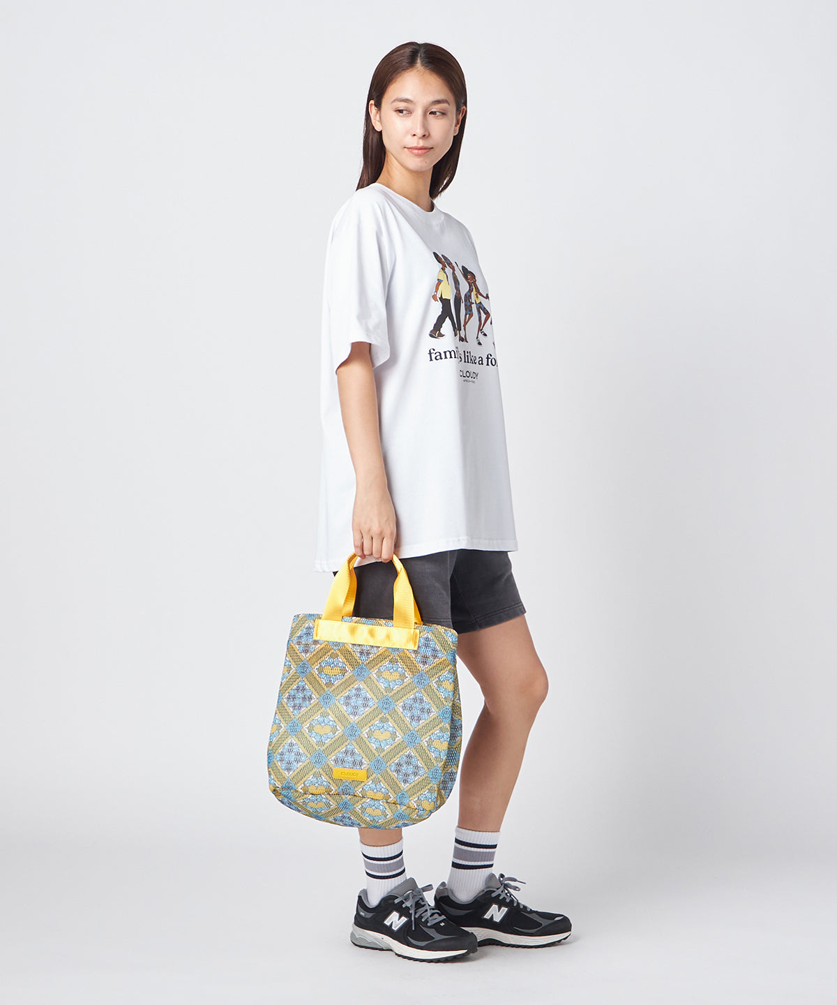 Mesh Tote Bag「LOVE & UNDERSTANDING」 YELLOW