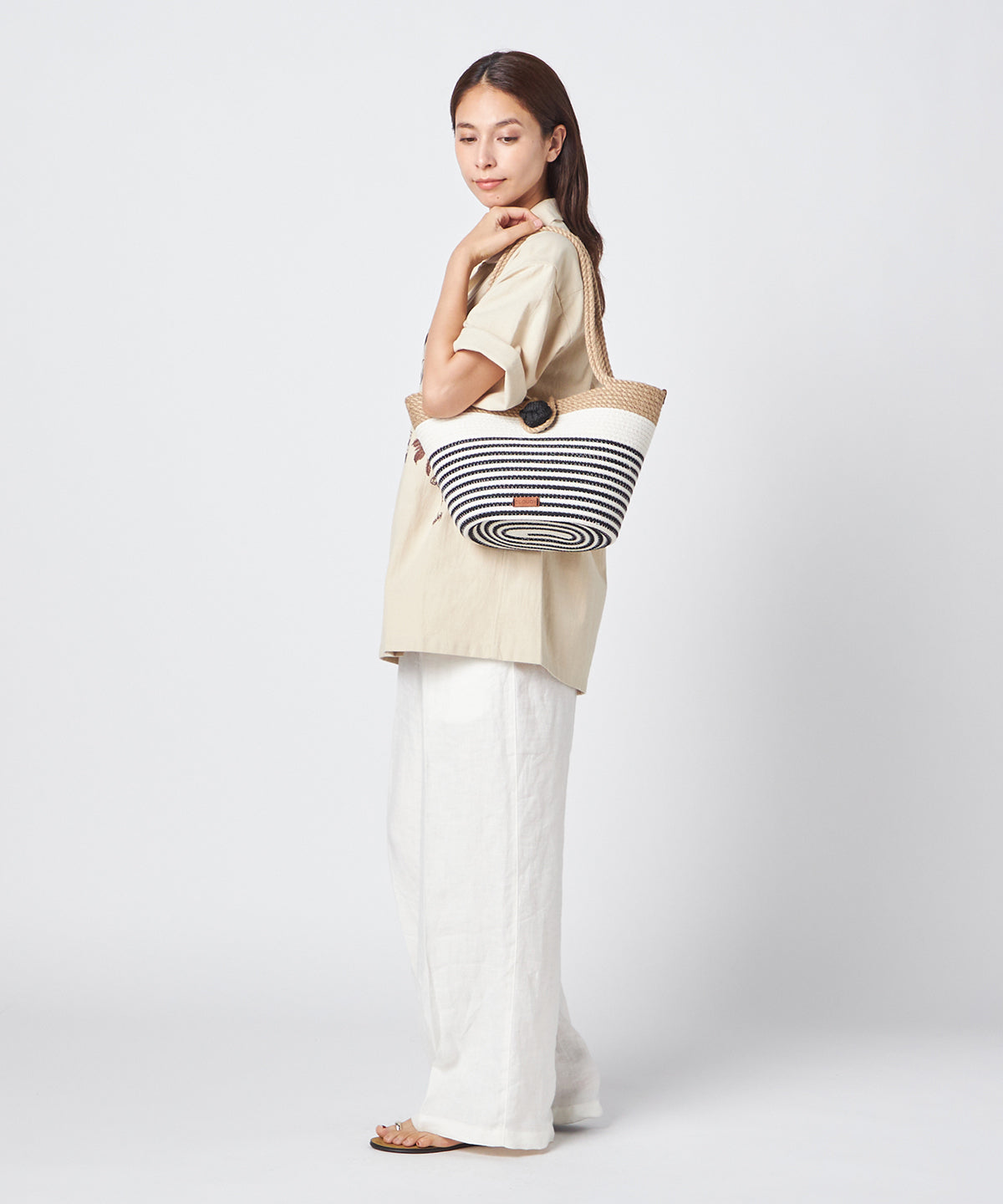 Cordon Basket NATURAL×OFFWHITE×BLACK