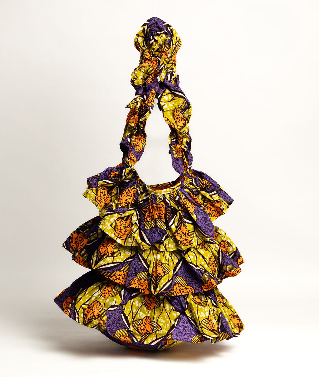 Kitenge Frill Shoulder Bag 340