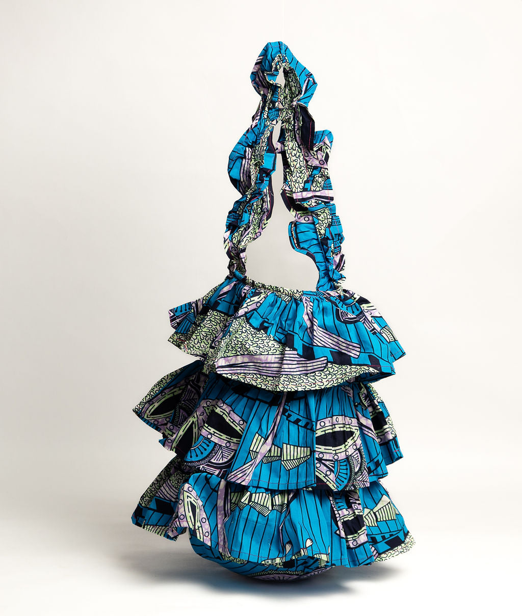 Kitenge Frill Shoulder Bag 319