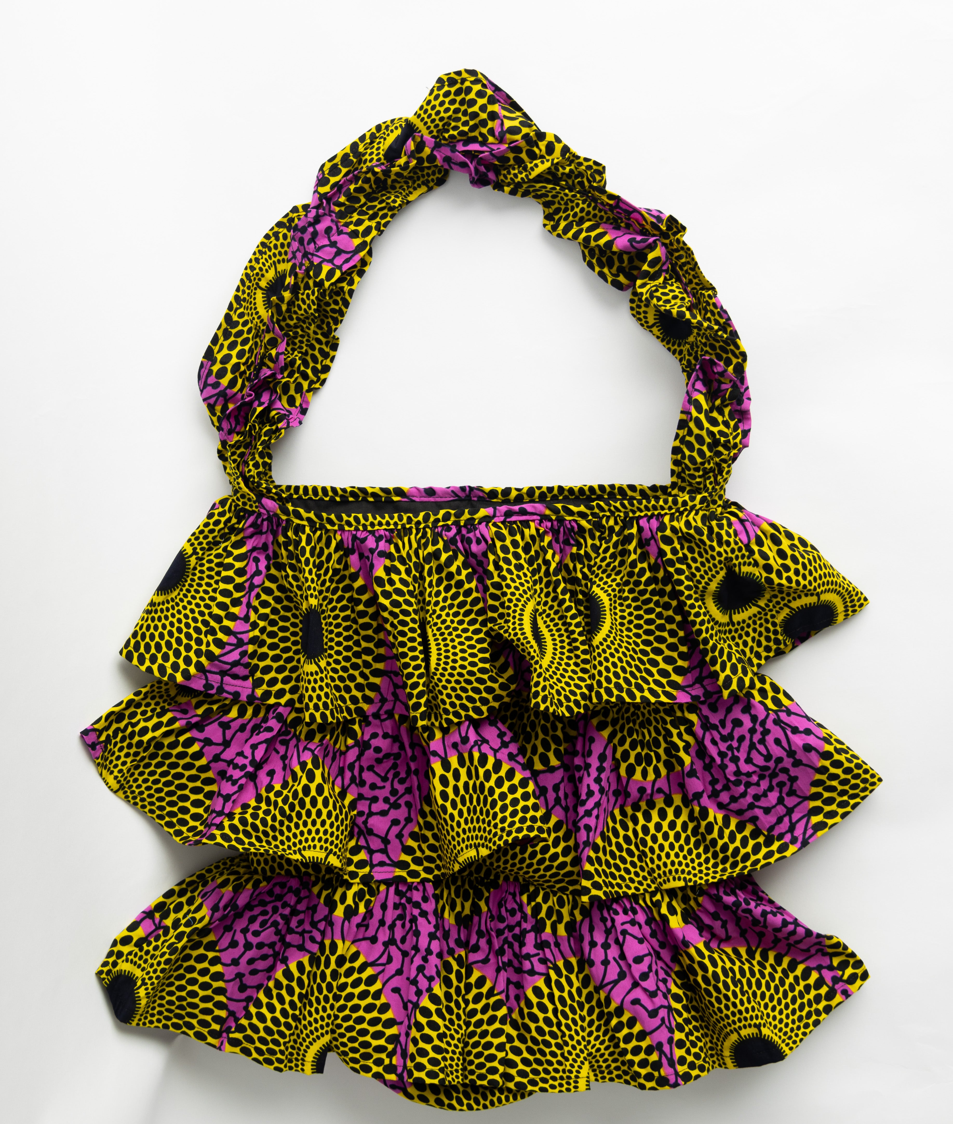 Kitenge Frill Shoulder Bag 349