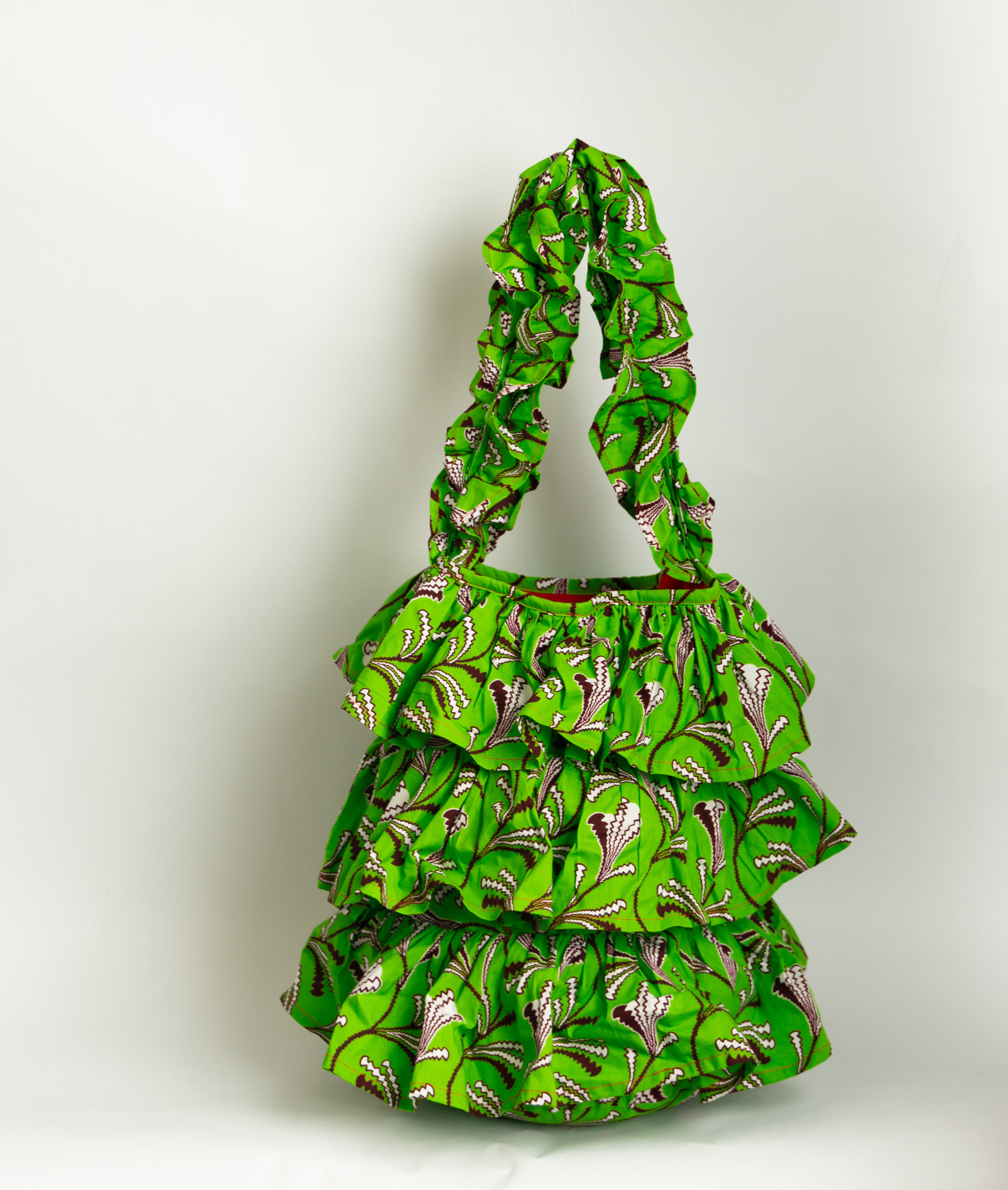 Kitenge Frill Shoulder Bag 334