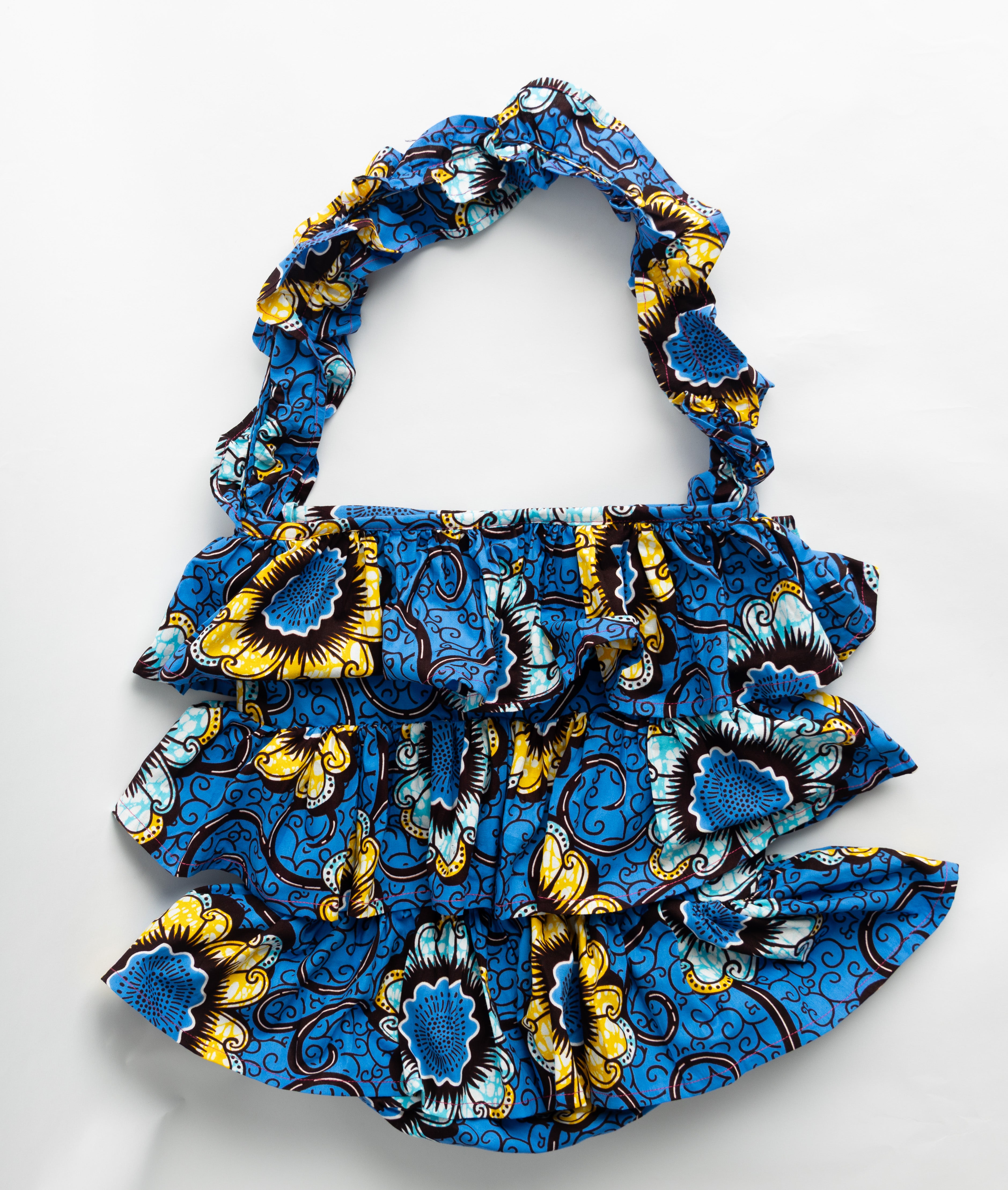 Kitenge Frill Shoulder Bag 346