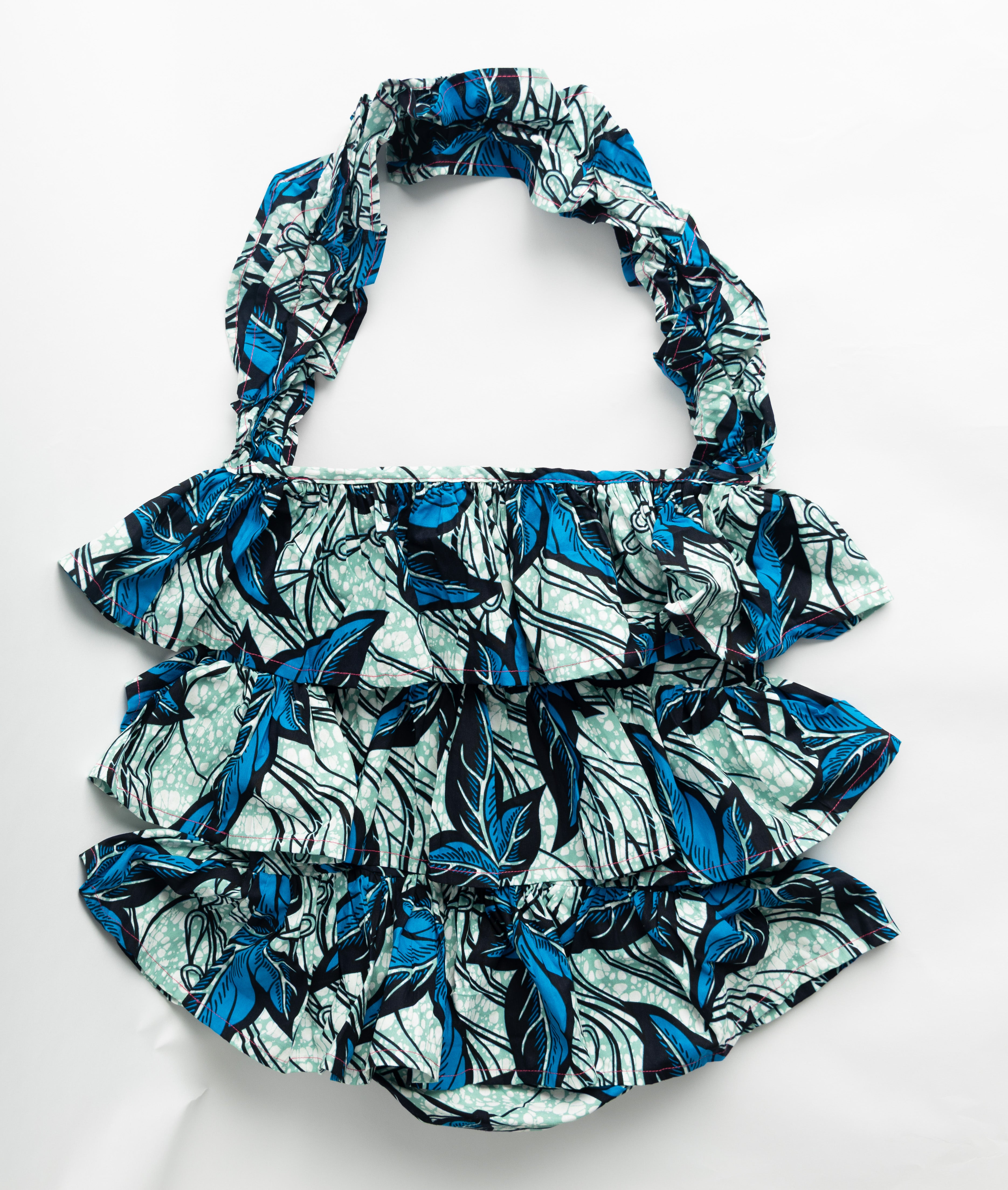 Kitenge Frill Shoulder Bag 333
