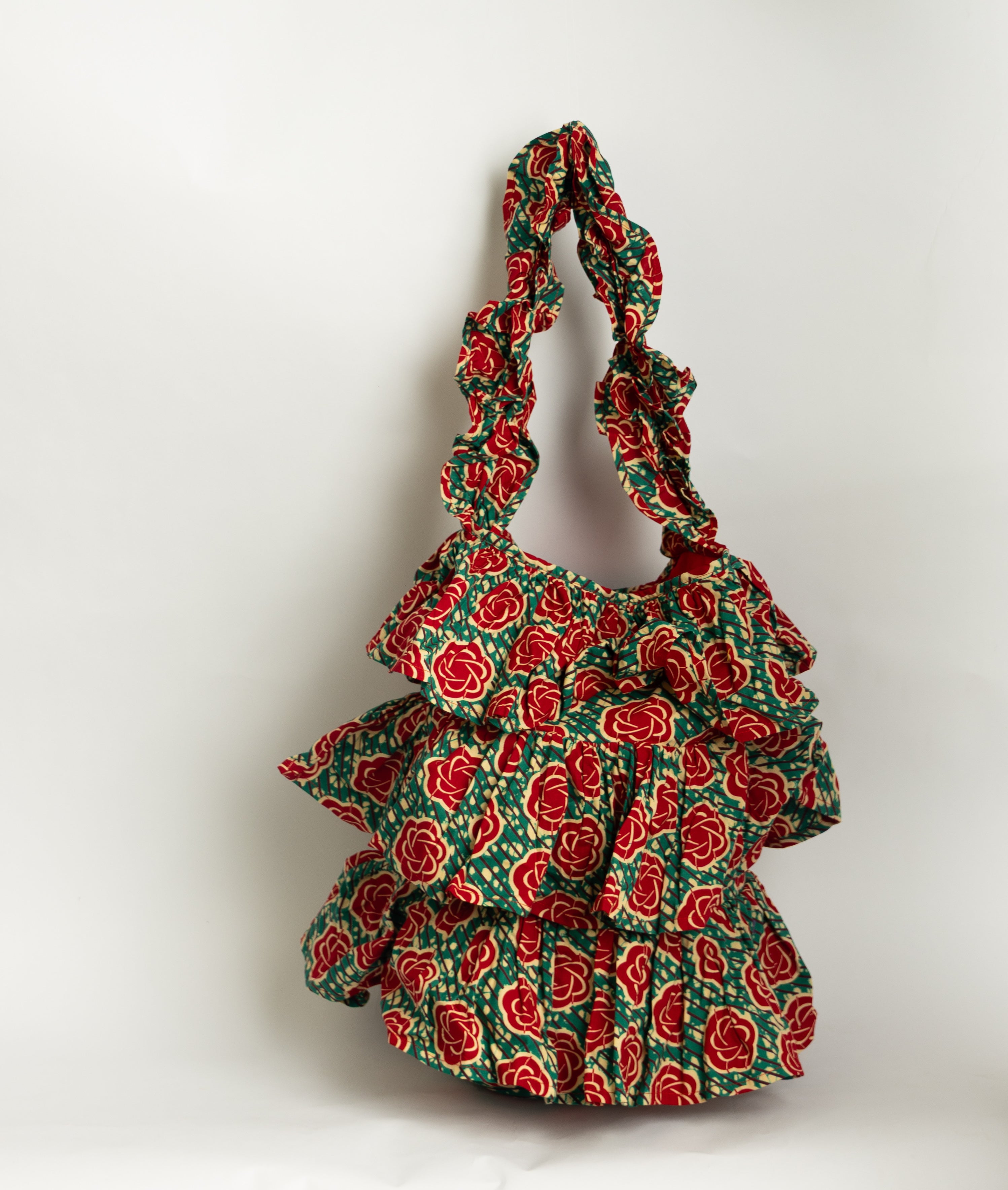 Kitenge Frill Shoulder Bag 332