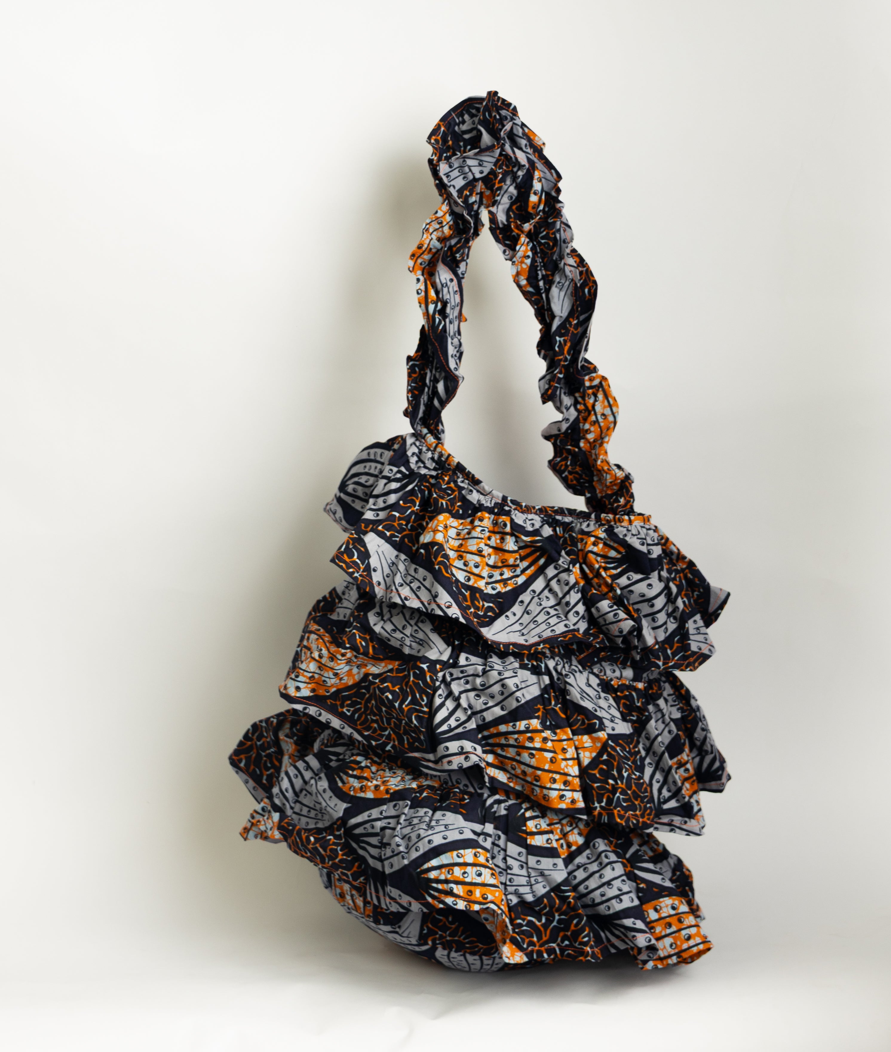 Kitenge Frill Shoulder Bag 350