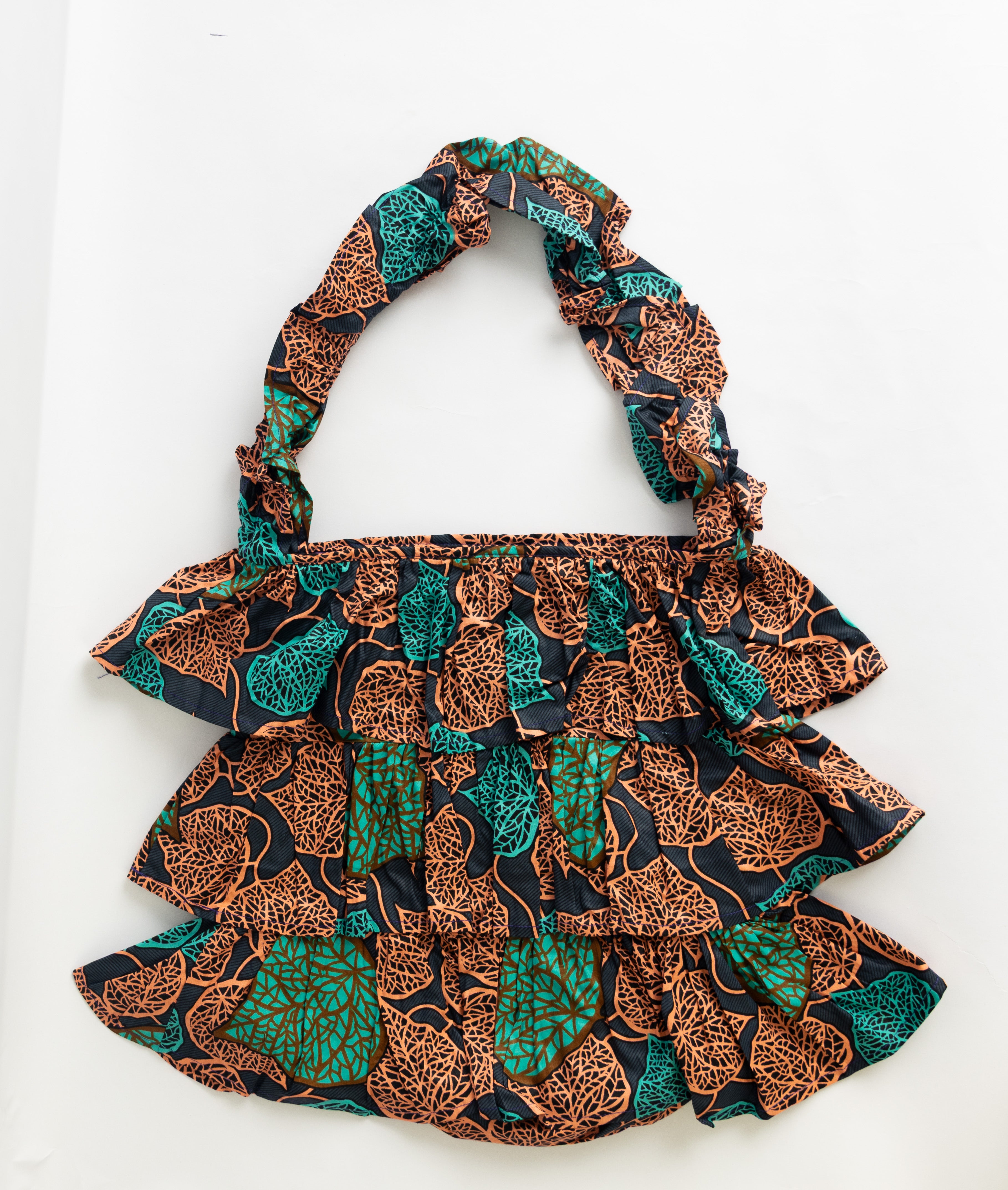 Kitenge Frill Shoulder Bag 315